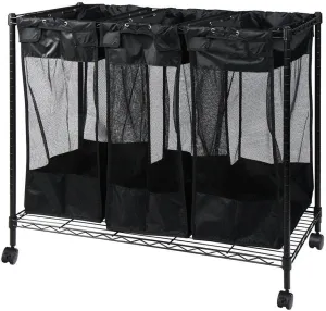 Oceanstar Triple Storage Organizer and Laundry Sorter