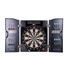 One80 Deluxe II High Quality Electronic Dartboard with Cabinet