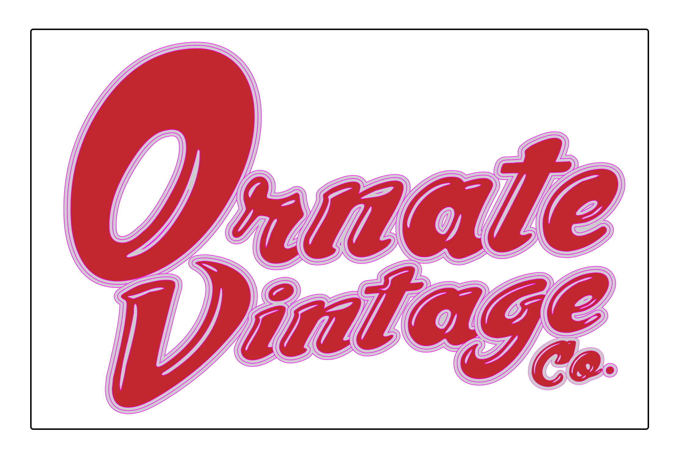 Ornate Vintage Gift Card