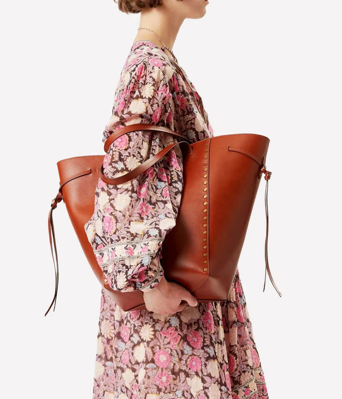 Oskan Tote in Cognac