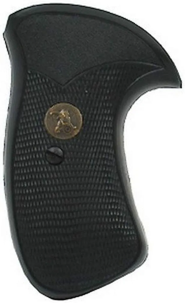 Pachmayr 03270 Compact Grips, S&W K & L Frame Round Butt Black (03270)