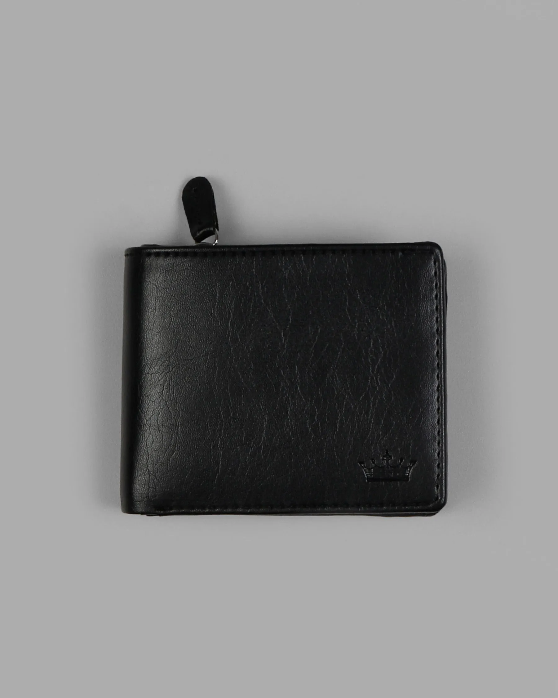 Pack Of 1 Black Wallet And 1 Jade Black Belt