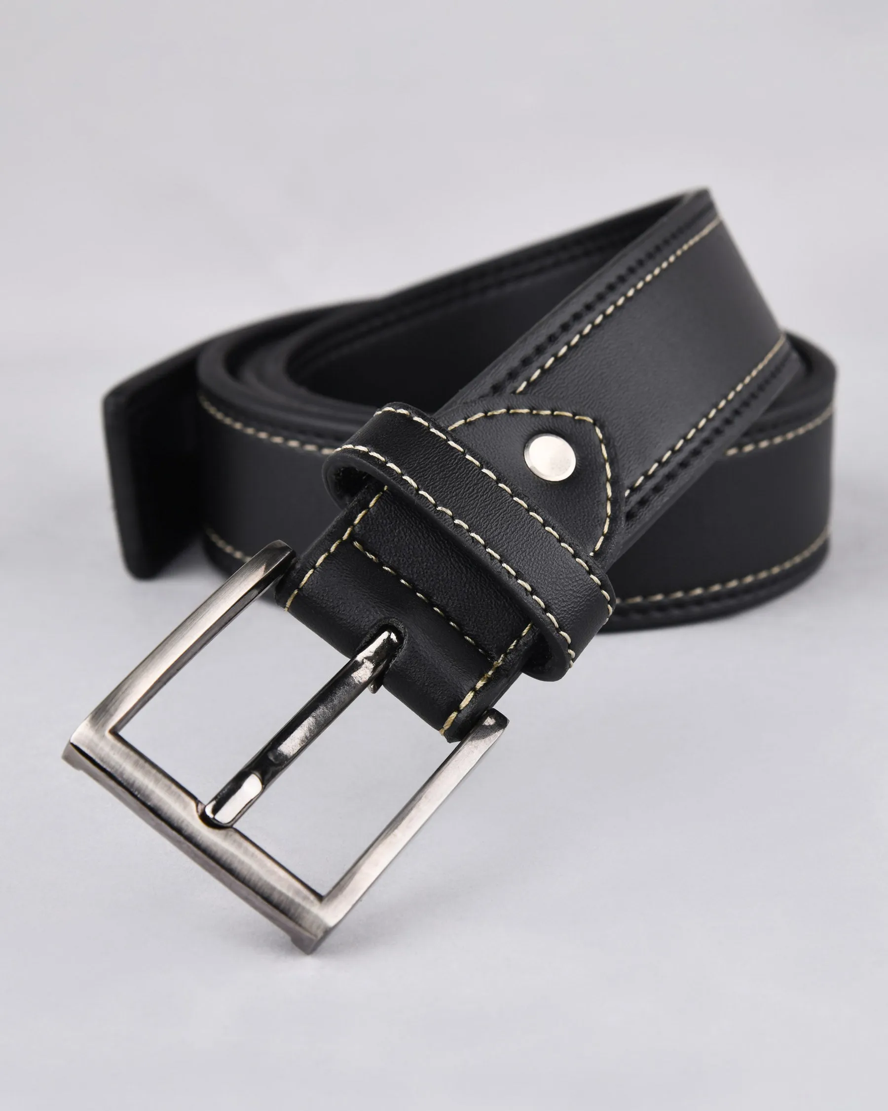 Pack Of 1 Black Wallet And 1 Jade Black Belt