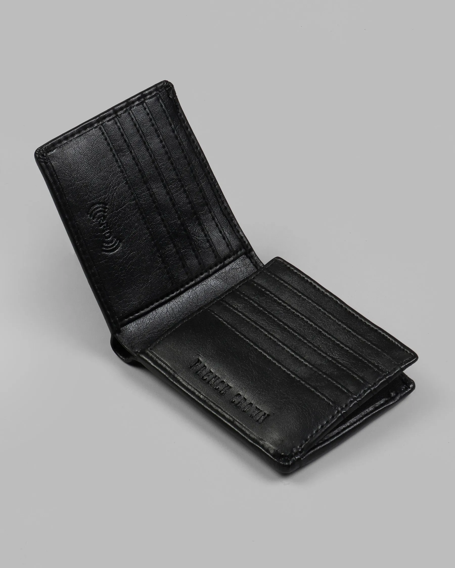 Pack Of 1 Black Wallet And 1 Jade Black Belt