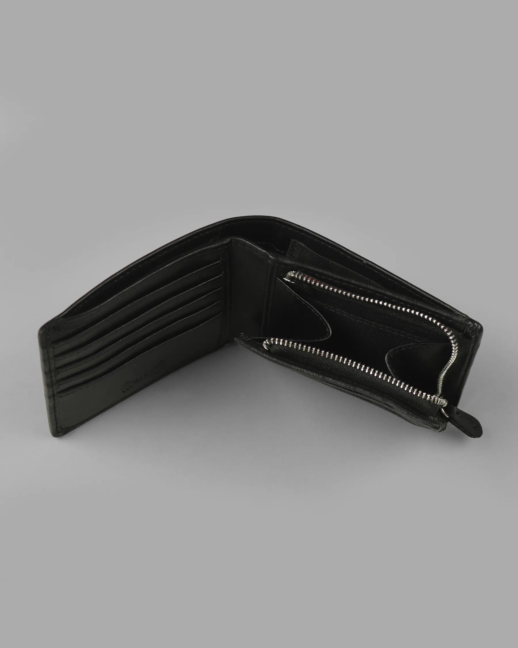 Pack Of 1 Black Wallet And 1 Jade Black Belt