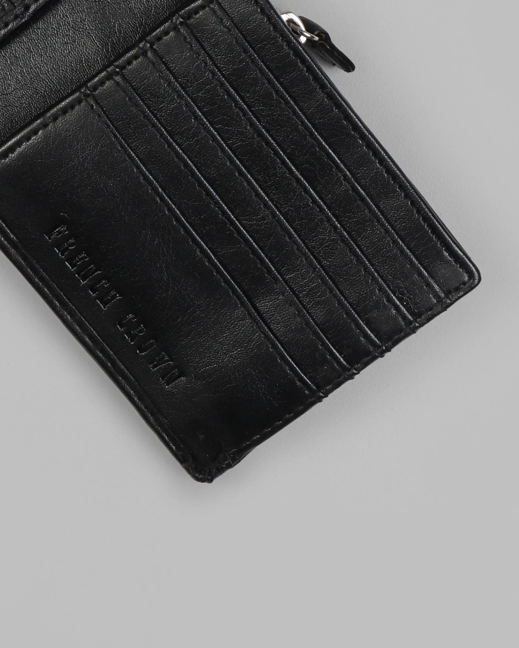 Pack Of 1 Black Wallet And 1 Jade Black Belt