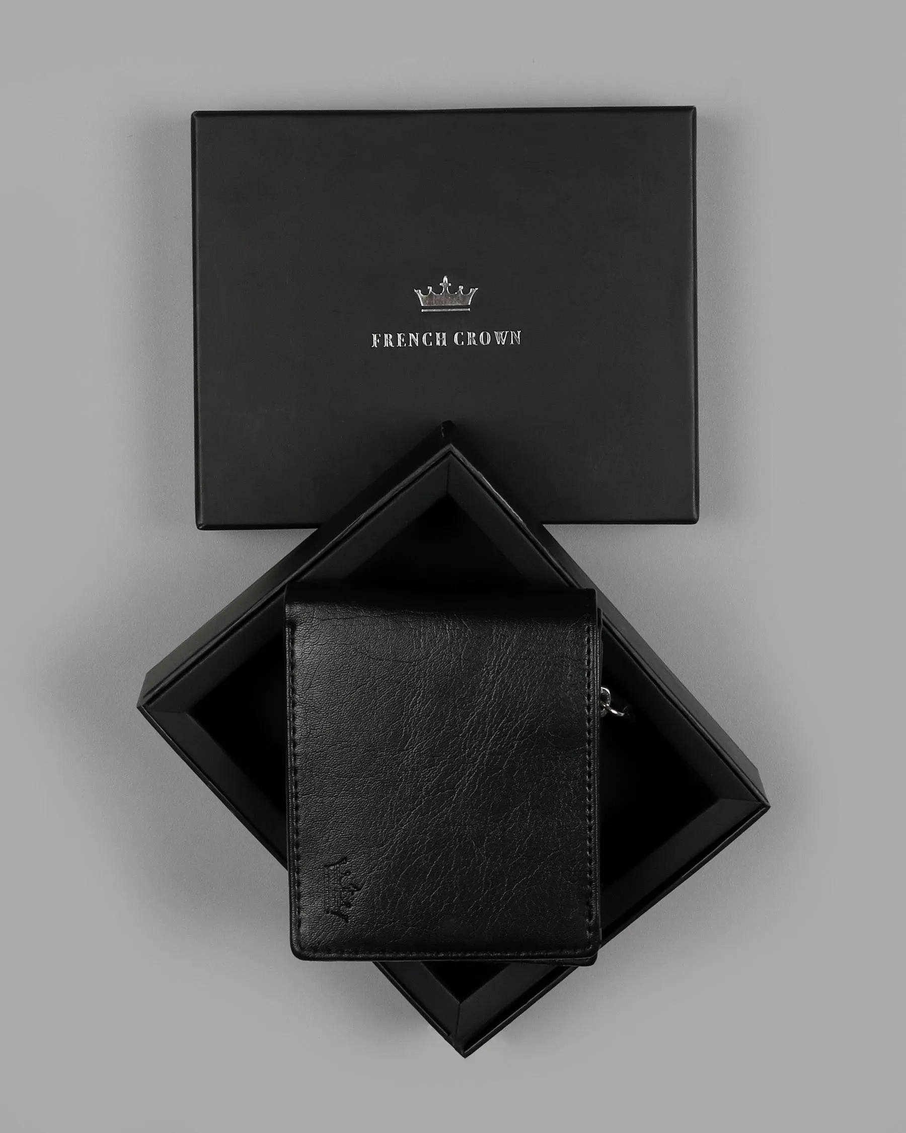 Pack Of 1 Black Wallet And 1 Jade Black Belt