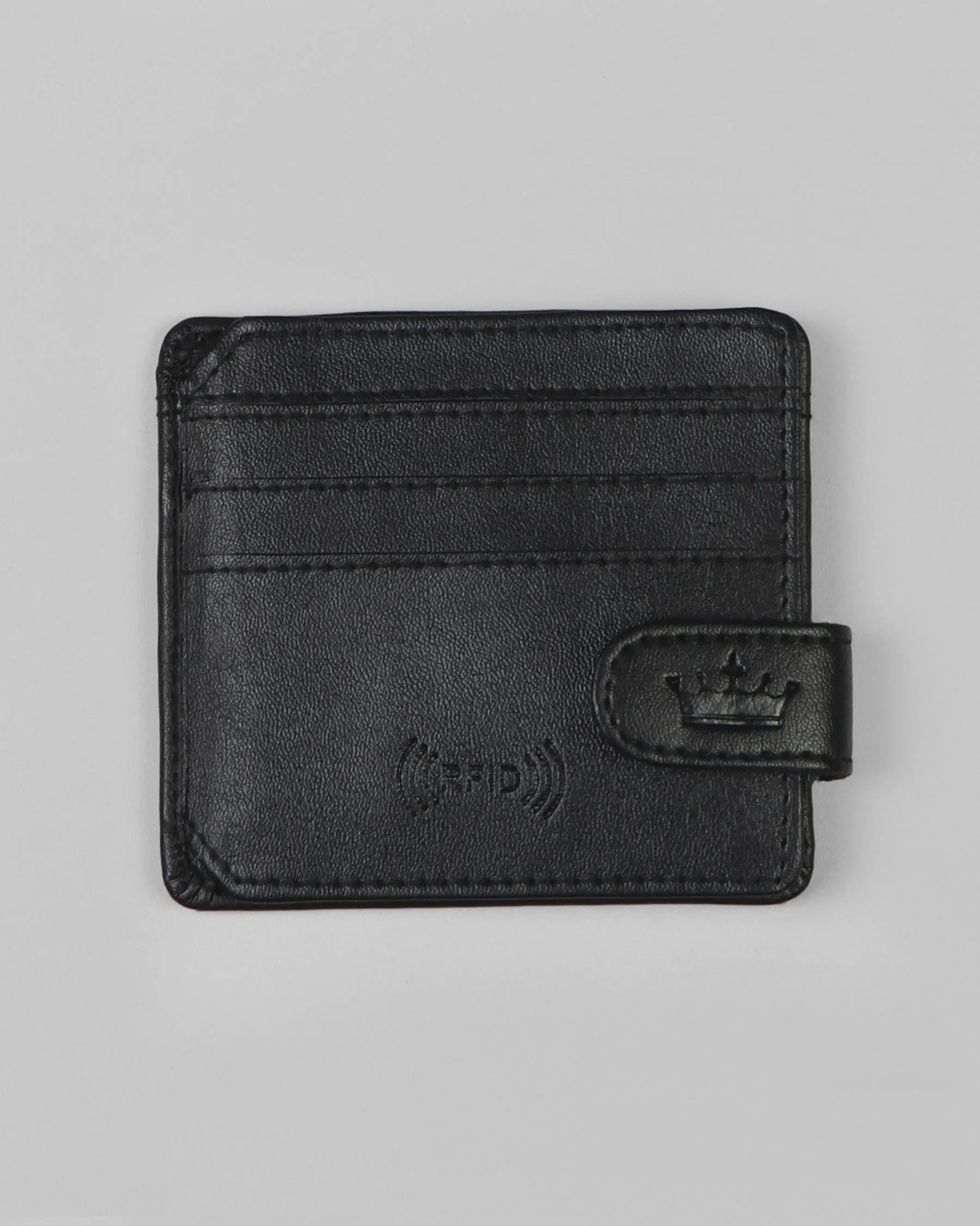 Pack Of 1 Jade Black Wallet And 1 Jade Black Belt