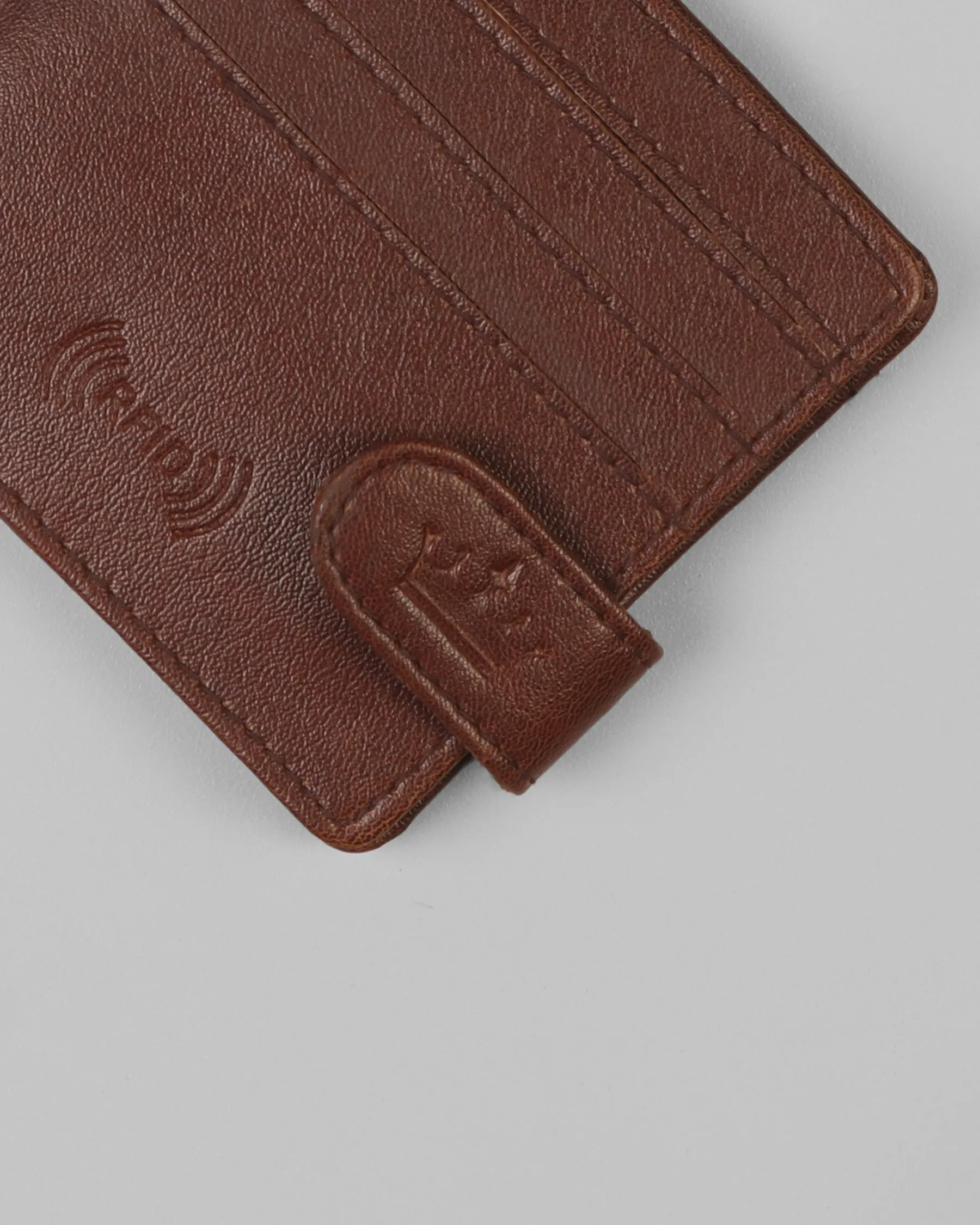Pack Of 1 Tan Wallet And 1 Tan Belt