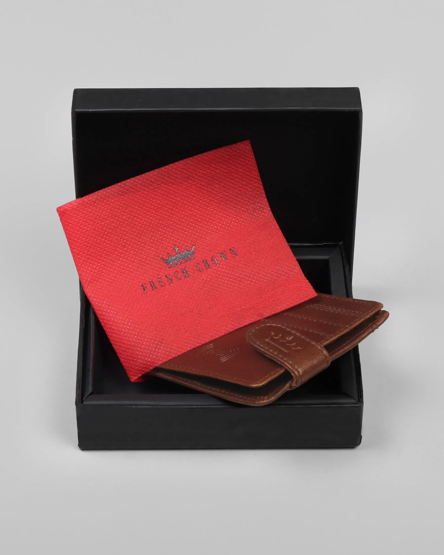 Pack Of 1 Tan Wallet And 1 Tan Belt