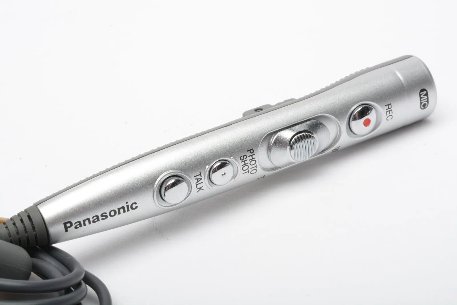 Panasonic 3.5mm Clip on Compact Microphone w/ Photo Shot, Tested, Clean