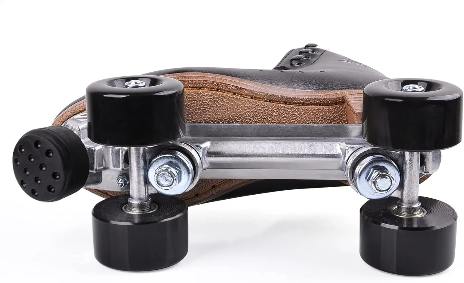 PAPAISON Roller Skates for Women and Men, Deluxe 2 Layer Microfiber Leather Double Row-Classic Roller Skates for Girls, Professional Outdoor Indoor Quad-Skates for Kids & Adults…