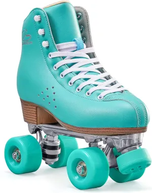 PAPAISON Roller Skates for Women and Men, Deluxe 2 Layer Microfiber Leather Double Row-Classic Roller Skates for Girls, Professional Outdoor Indoor Quad-Skates for Kids & Adults…