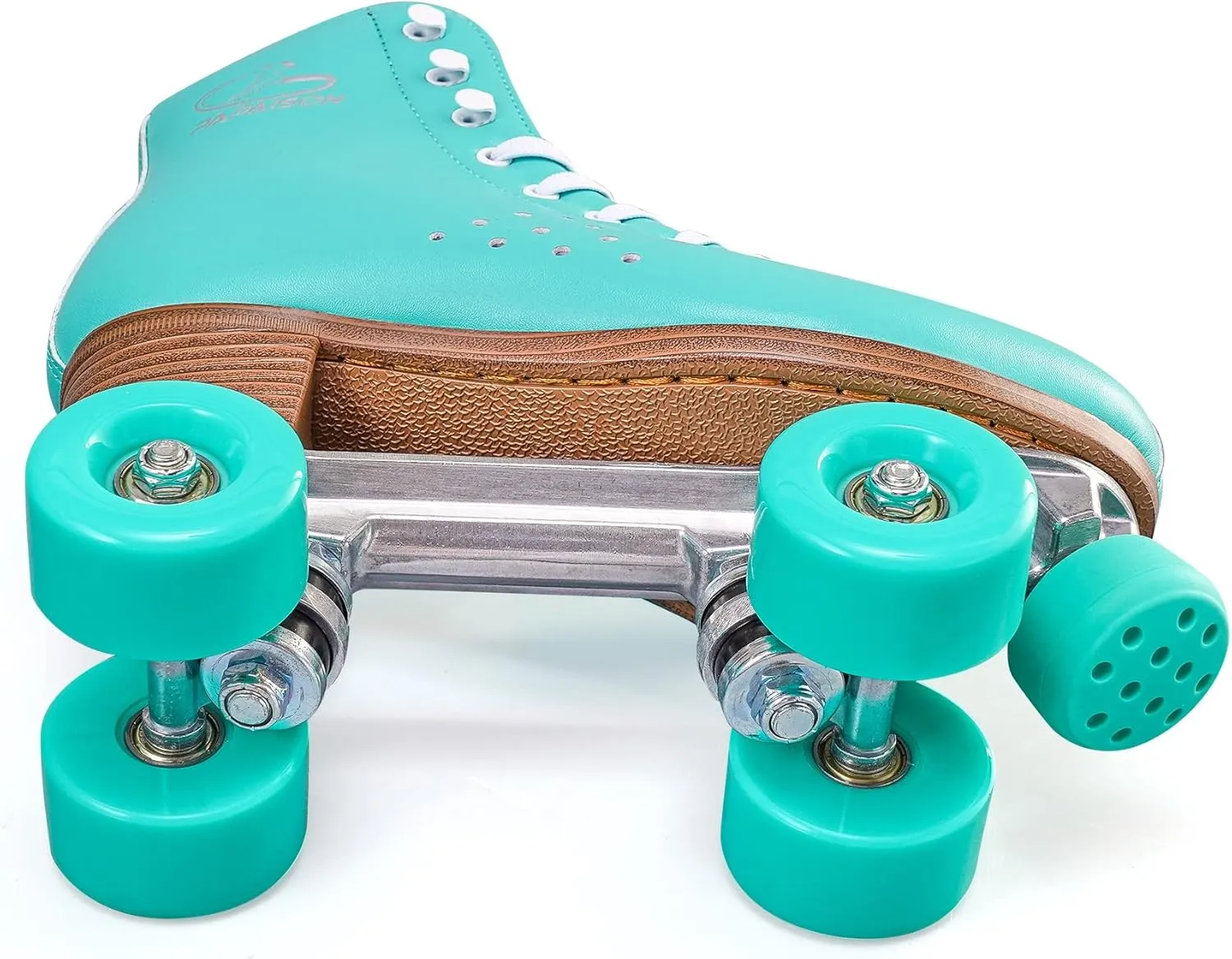PAPAISON Roller Skates for Women and Men, Deluxe 2 Layer Microfiber Leather Double Row-Classic Roller Skates for Girls, Professional Outdoor Indoor Quad-Skates for Kids & Adults…
