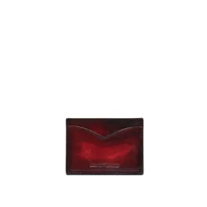 PATINA BORDEAUX CARD HOLDER