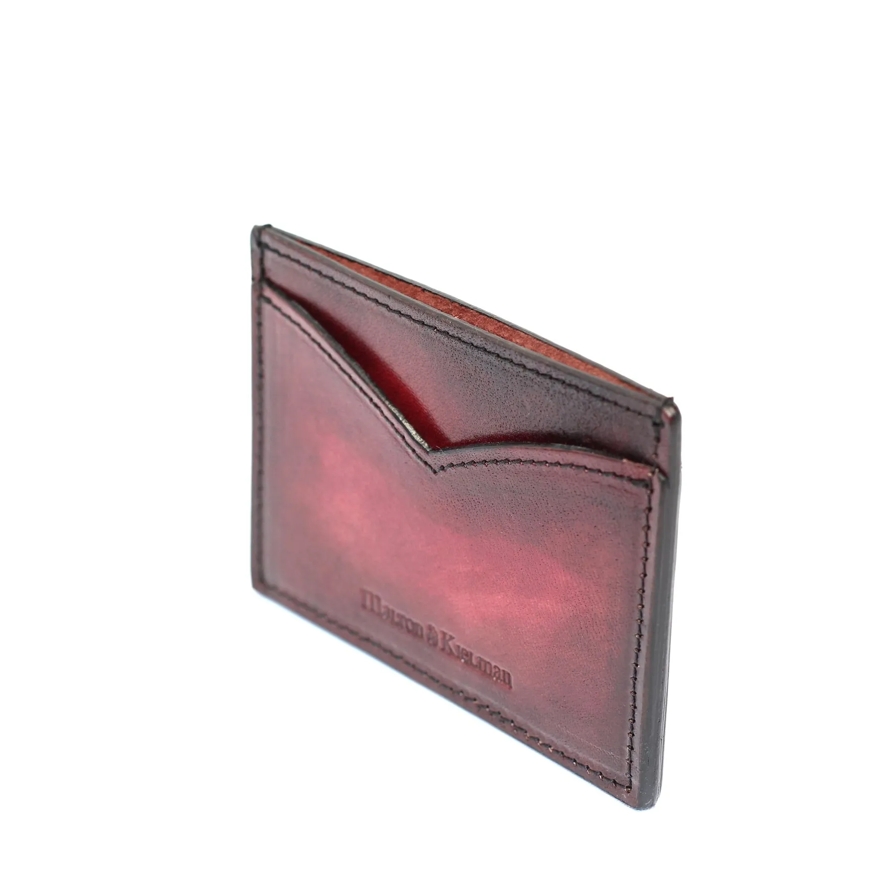 PATINA BORDEAUX CARD HOLDER