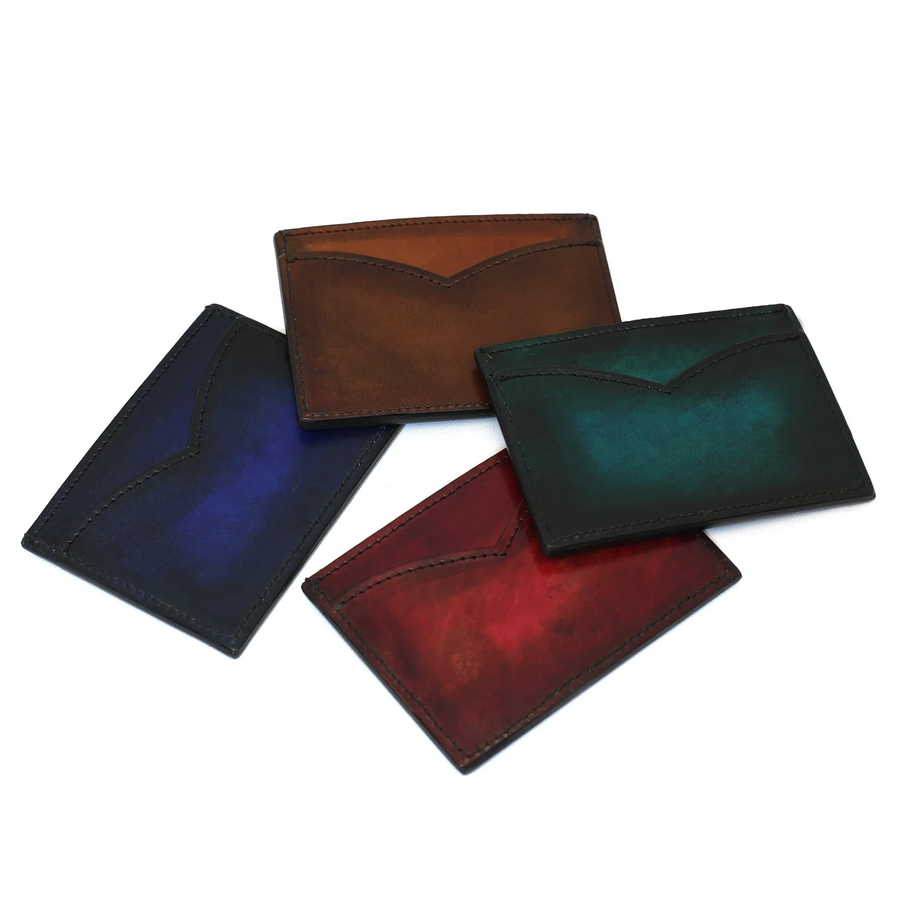 PATINA NAVY CARD HOLDER