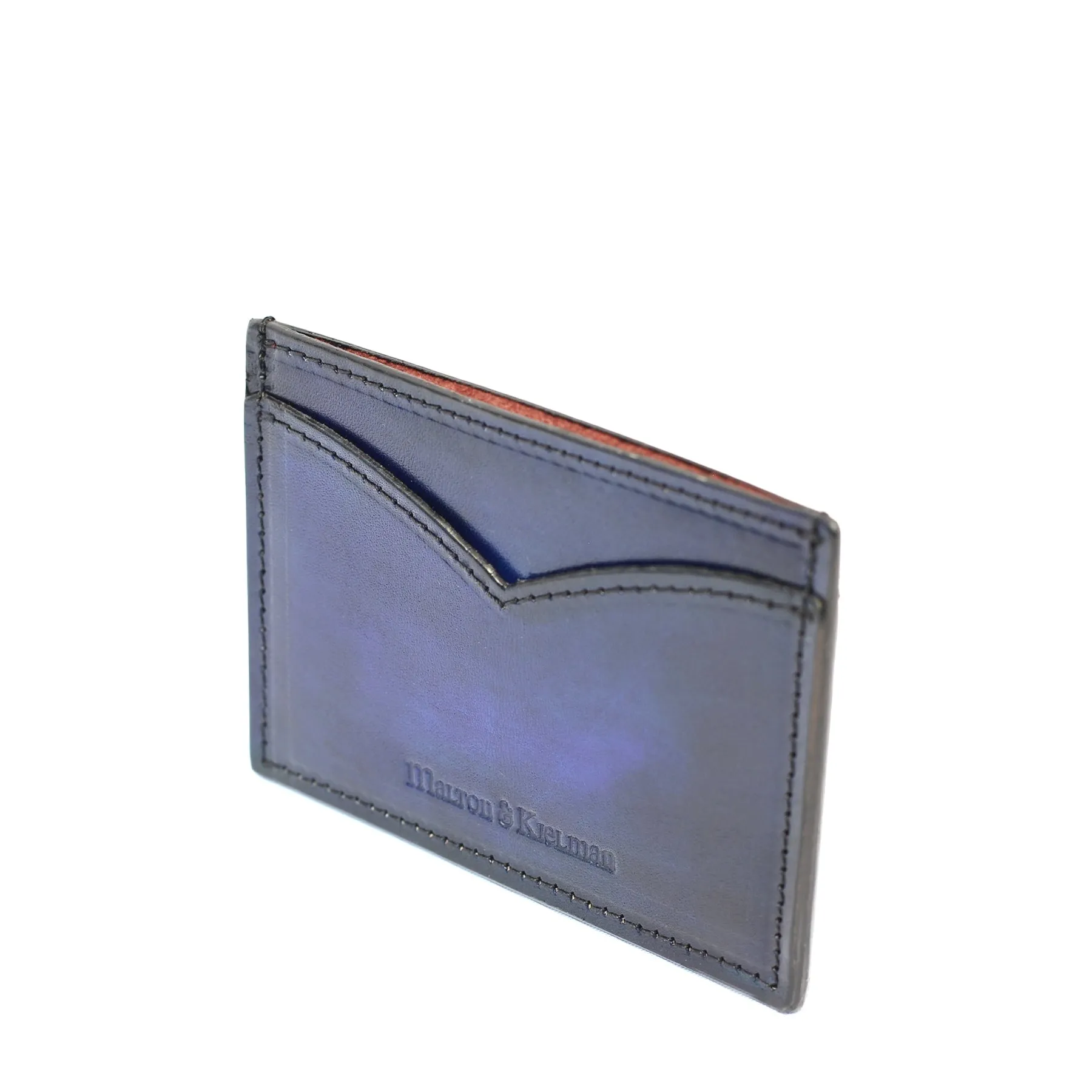 PATINA NAVY CARD HOLDER