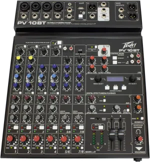 Peavey PV 10 BT Compact Mixer with Bluetooth