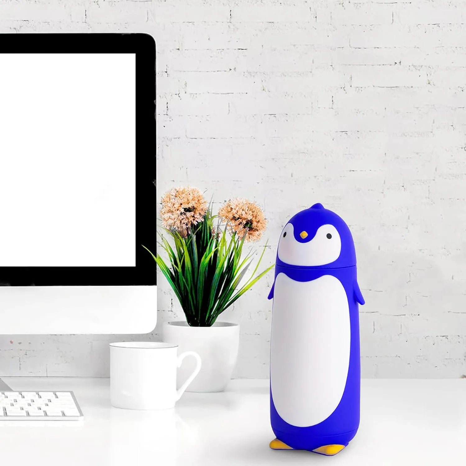 Penguin Stainless Steel Vacuum insulated tumblers Travel Mug Tea Water Bottle Coffee Flask