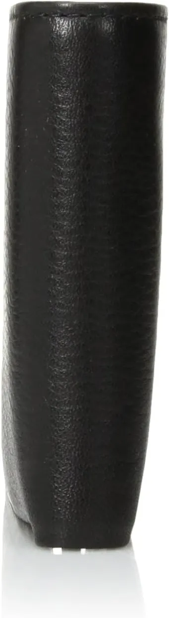 Perry Ellis Men's Park Avenue 100% Leather Wallet with Passcase, Bifold, Durable & Versatile, Black