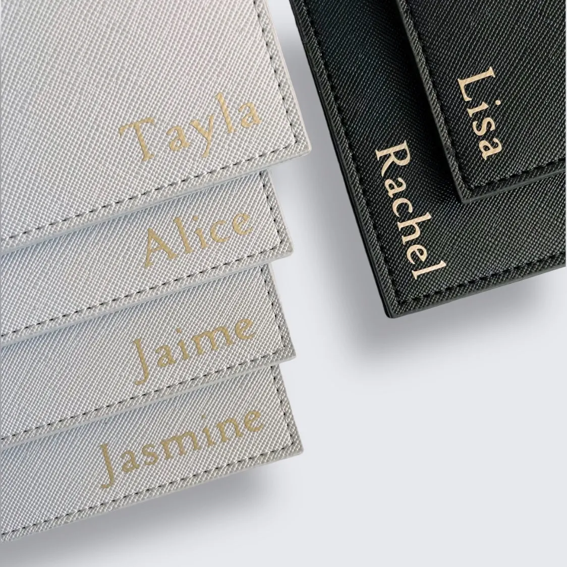 Personalised Leather Card Holder