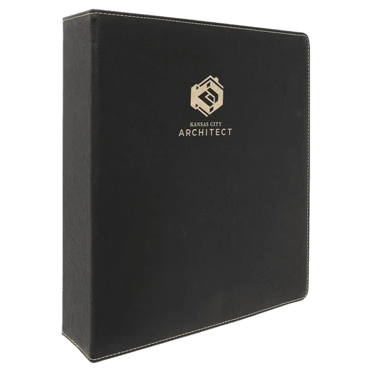 Personalized 3-Ring Binder and Organizer in Leatherette Colors