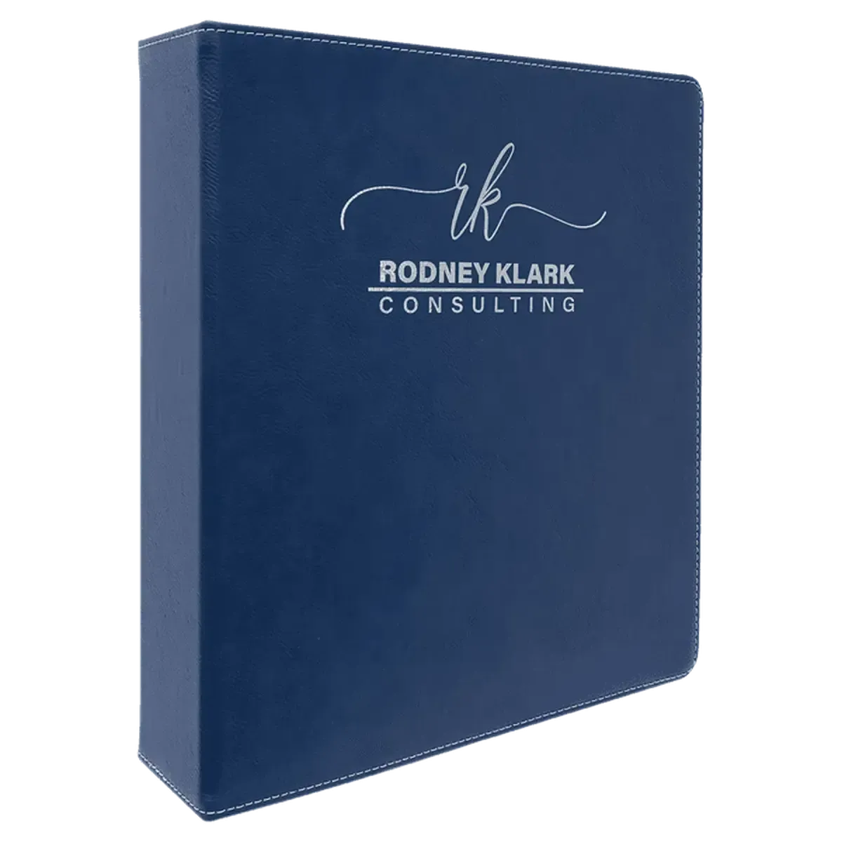 Personalized 3-Ring Binder and Organizer in Leatherette Colors