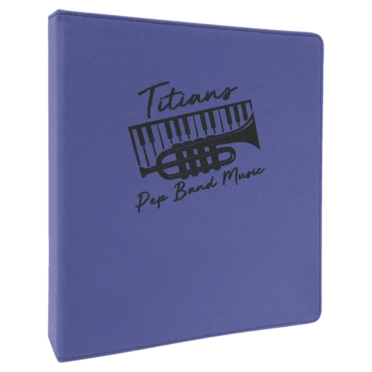 Personalized 3-Ring Binder and Organizer in Leatherette Colors