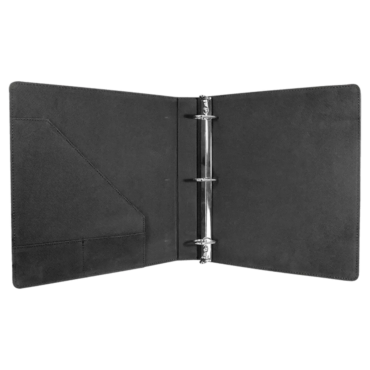 Personalized 3-Ring Binder and Organizer in Leatherette Colors