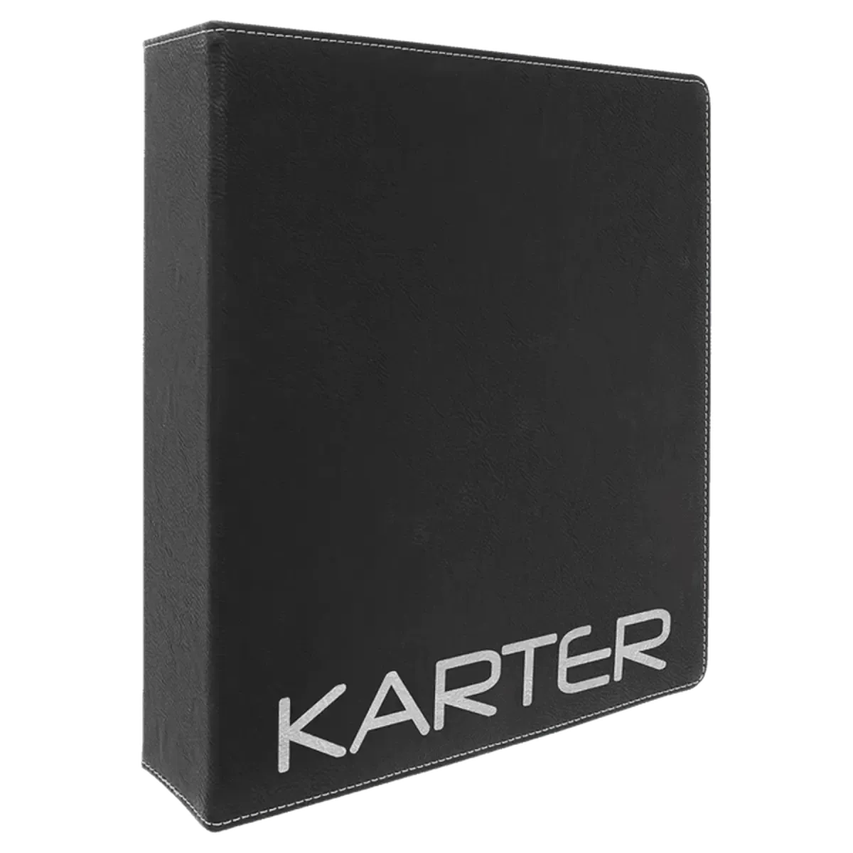 Personalized 3-Ring Binder and Organizer in Leatherette Colors