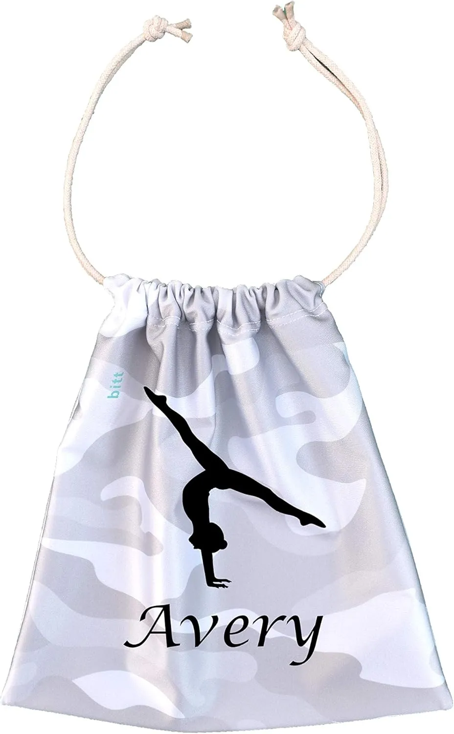 Personalized Camouflage Gymnastics Grip Bag with Handstand