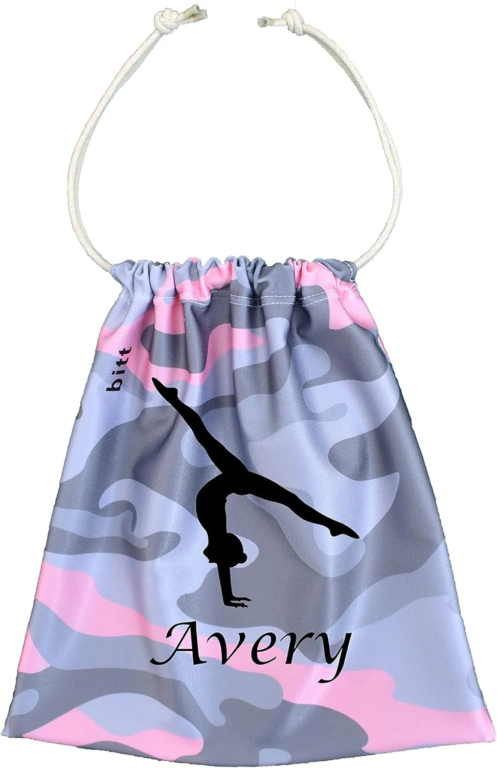 Personalized Camouflage Gymnastics Grip Bag with Handstand