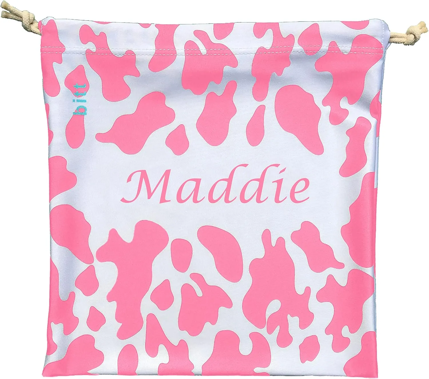 Personalized Gymnastics Grip Bag in Cow Print with Crystals Options