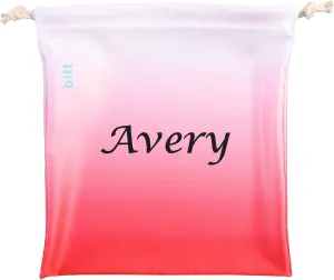 Personalized Gymnastics Grip Bag - Ombre Colors, Customized Bag with Crystals Option