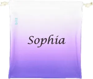 Personalized Gymnastics Grip Bag - Ombre Colors, Customized Bag with Crystals Option