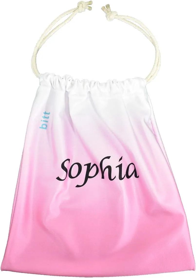 Personalized Gymnastics Grip Bag - Ombre Colors, Customized Bag with Crystals Option