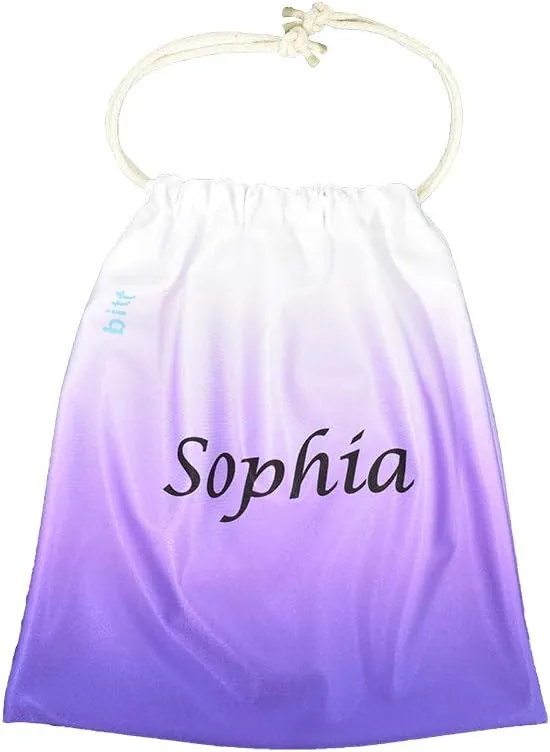 Personalized Gymnastics Grip Bag - Ombre Colors, Customized Bag with Crystals Option