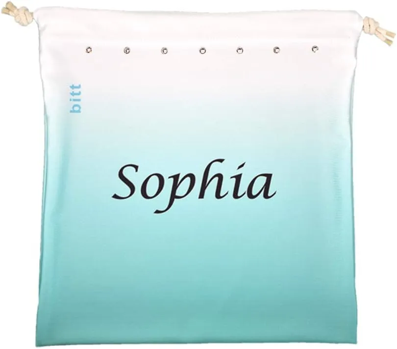 Personalized Gymnastics Grip Bag - Ombre Colors, Customized Bag with Crystals Option