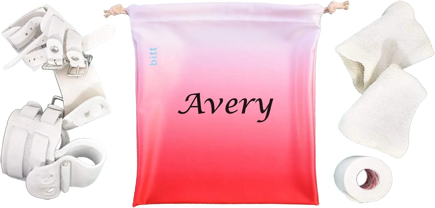 Personalized Gymnastics Grip Bag - Ombre Colors, Customized Bag with Crystals Option