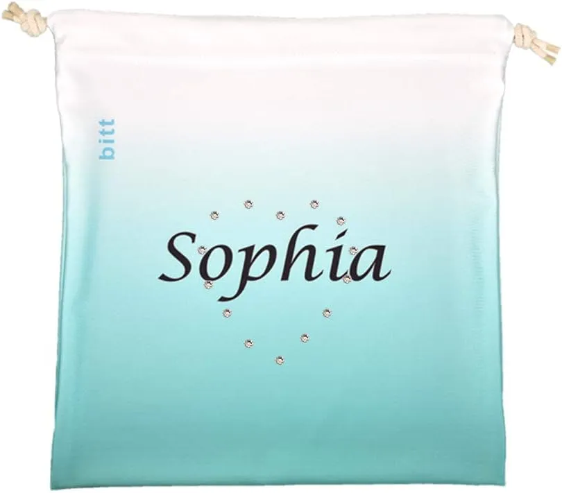 Personalized Gymnastics Grip Bag - Ombre Colors, Customized Bag with Crystals Option