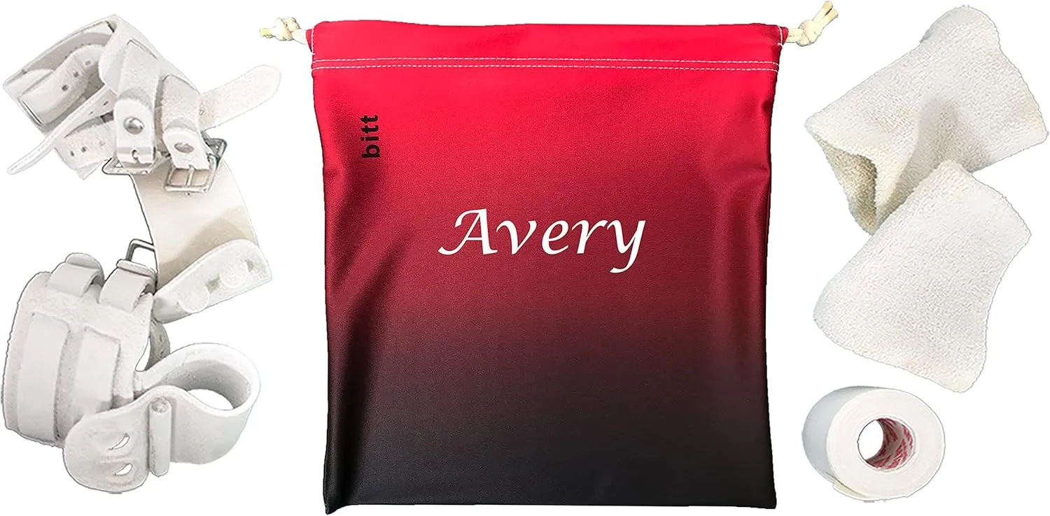 Personalized Gymnastics Grip Bag - Ombre Colors, Customized Bag with Crystals Option