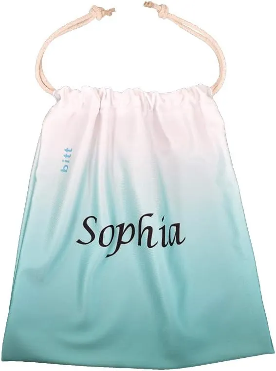 Personalized Gymnastics Grip Bag - Ombre Colors, Customized Bag with Crystals Option