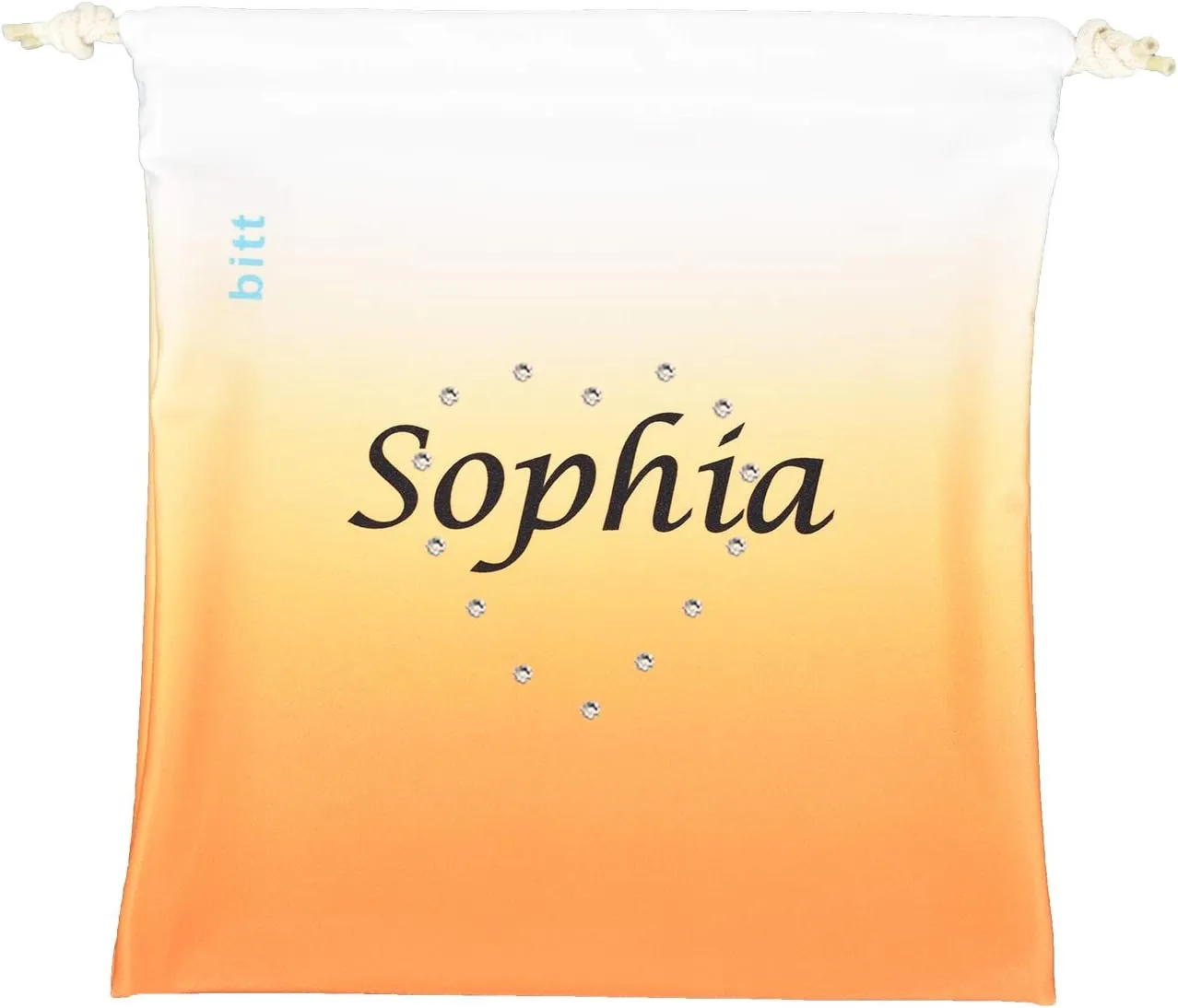Personalized Gymnastics Grip Bag - Ombre Colors, Customized Bag with Crystals Option