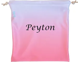 Personalized Gymnastics Grip Bag - Ombre Colors, Customized Bag with Crystals Option