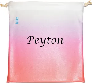 Personalized Gymnastics Grip Bag - Ombre Colors, Customized Bag with Crystals Option
