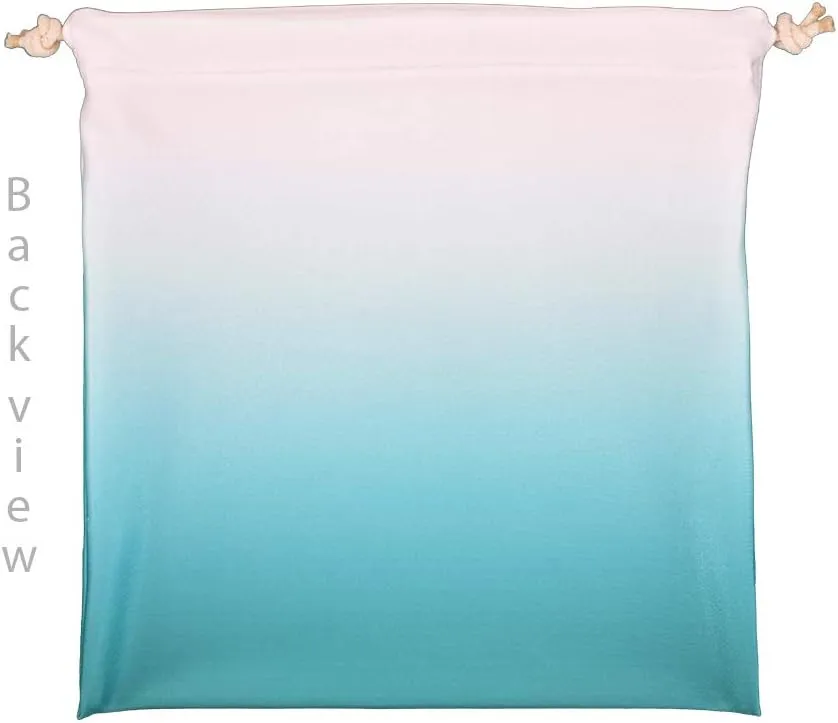 Personalized Gymnastics Grip Bag with Split Handstand in Ombre Colors - Customized Bag with Crystals Option
