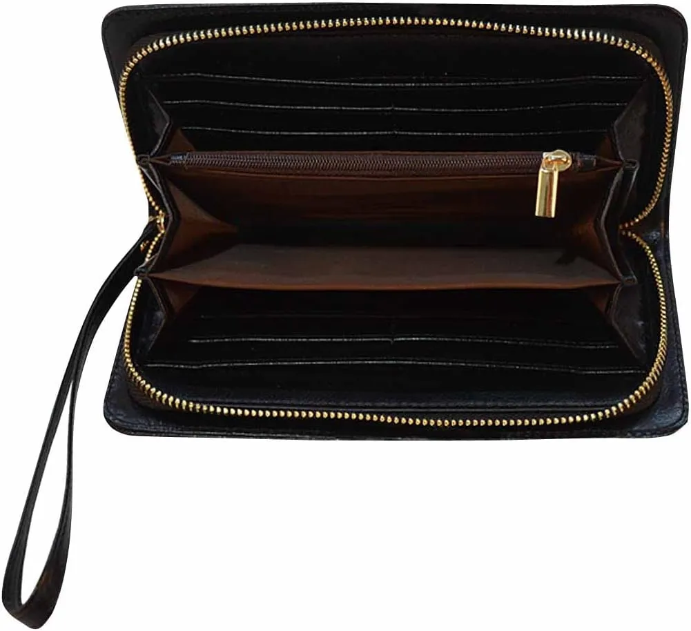 Personalized Name Handbags Clutch Purse, Happiness Is Being A Mom Grandma And A Great Grandma Women's Clutch Purse