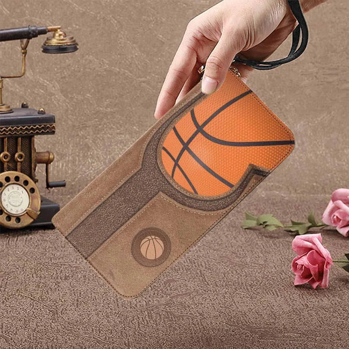 Personalized Name Handbags Clutch Purse, Happiness Is Being A Mom Grandma And A Great Grandma Women's Clutch Purse
