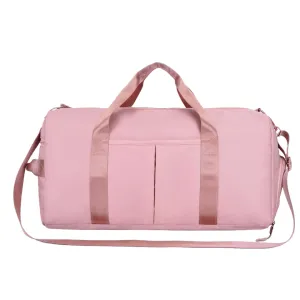 Personalized Travel Bag – Custom Gym & Weekender Duffle Bag for Men and Women (Pink)